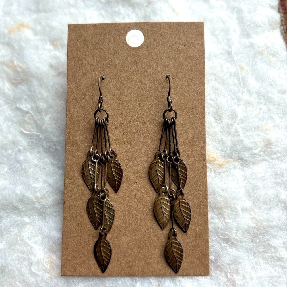 Leaf Dangle Earrings